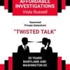 Affordable Investigations, Private Investigator in Ft. Washington Maryland