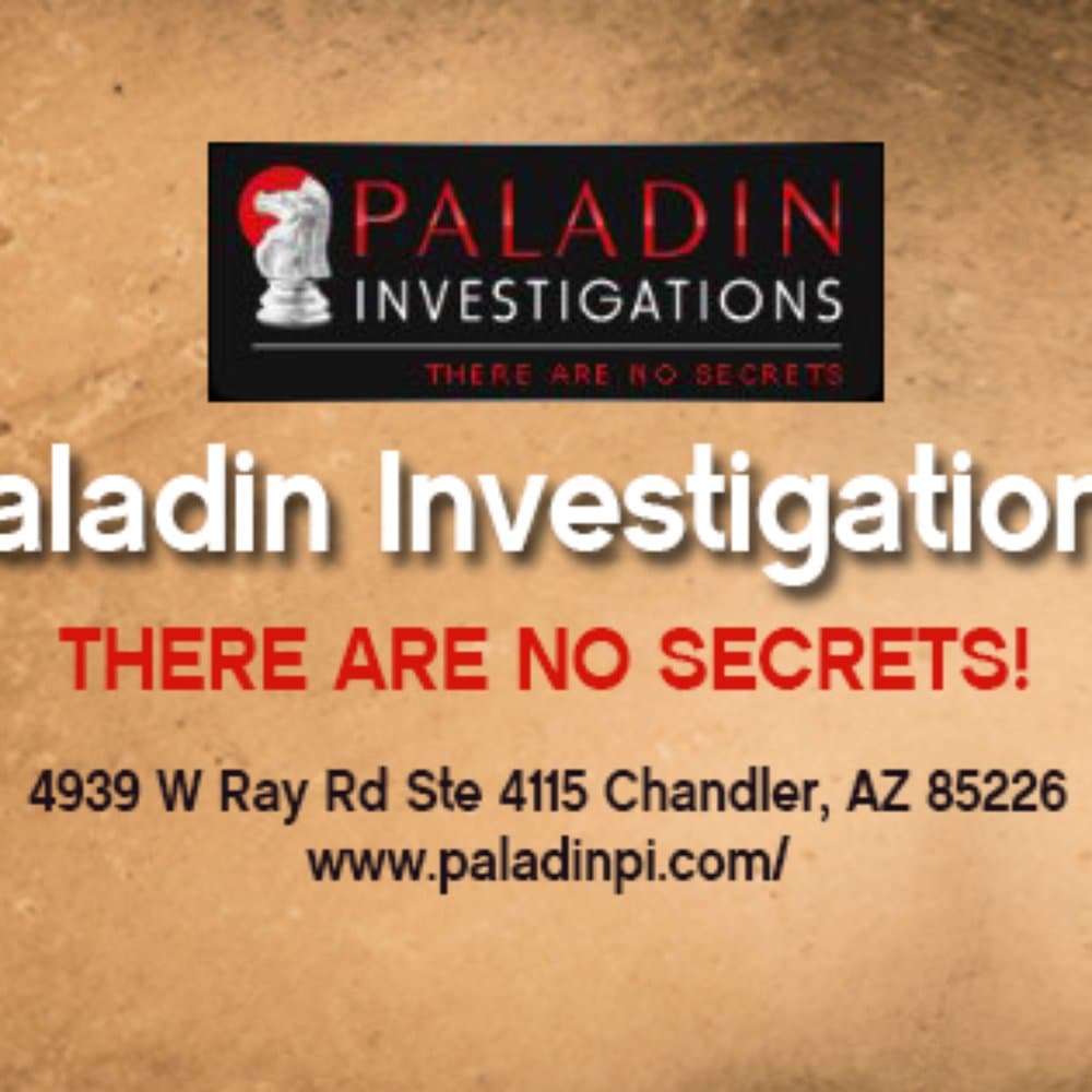 Paladin Investigations, Private Investigator in Chandler Arizona