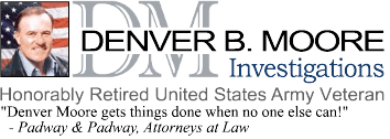 Denver B Moore Investigations, Private Investigator in San Francisco California