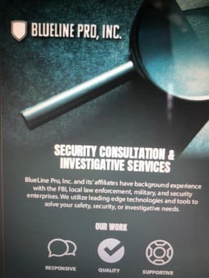 BlueLine Pro, Private Investigator in Windsor California