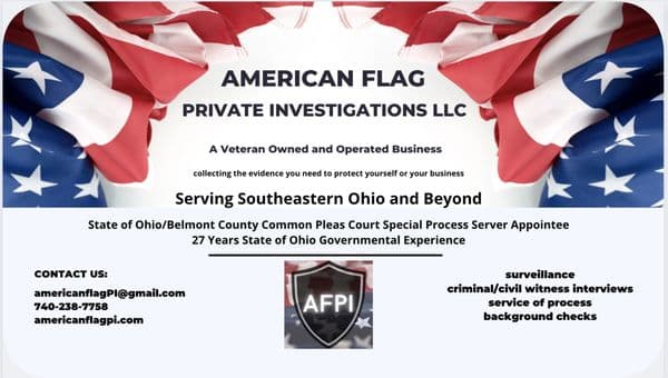 American Flag Private Investigations, Private Investigator in Saint Clairsville Ohio