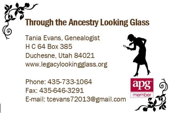 Through the Ancestry Looking Glass, Private Investigator in Duchesne Utah