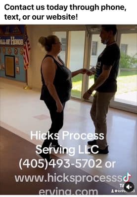 Hicks Process Serving, Process Server in Oklahoma City Oklahoma