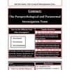 Parapsychological and Paranormal Investigation Team, Private Investigator in Provo Utah