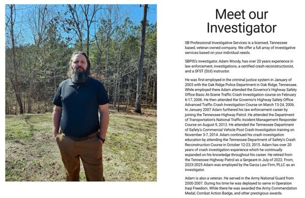 SB Professional Investigative Services, Private Investigator in Kingston Tennessee
